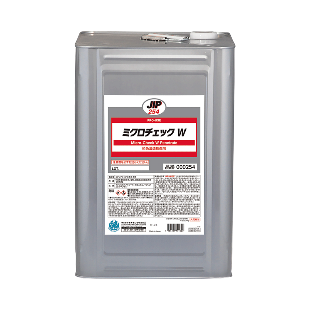 水性ミクロチェック　アカ　１８Ｌ